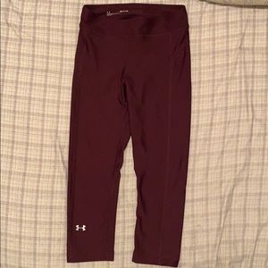 Women’s Under Armour Burgundy Compression Pants